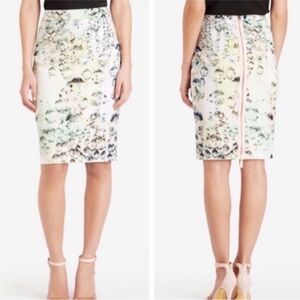 Ted Baker crystal droplet print pencil Skirt size 4 US